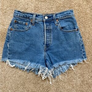 Levi’s 501 denim blue shorts